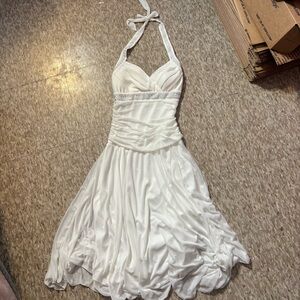 Trixxi Chic Ivory Halter Dress